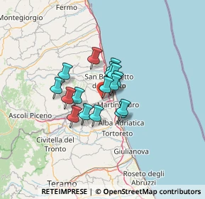 Mappa Viale Alcide De Gasperi, 63033 Monteprandone AP, Italia (8.46188)