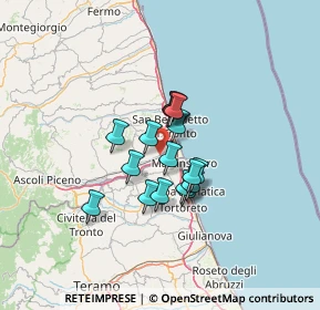 Mappa Viale Alcide De Gasperi, 63033 Monteprandone AP, Italia (8.91294)