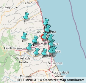 Mappa Viale Alcide De Gasperi, 63033 Monteprandone AP, Italia (9.50412)