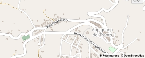 Mappa Appignano del Tronto