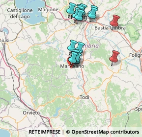 Mappa Via Fratelli Cervi, 06055 Marsciano PG, Italia (14.08176)