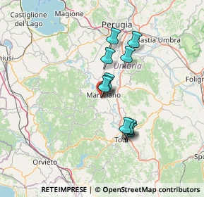 Mappa Via Fratelli Cervi, 06055 Marsciano PG, Italia (10.59273)