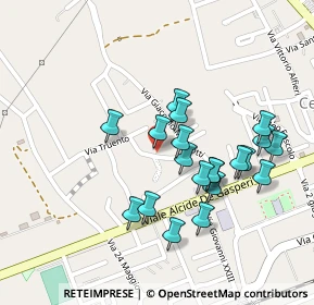 Mappa Via Truento, 63076 Monteprandone AP, Italia (0.2215)