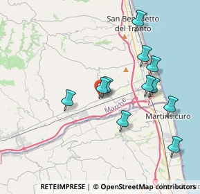 Mappa Via Truento, 63076 Centobuchi AP, Italia (3.81818)