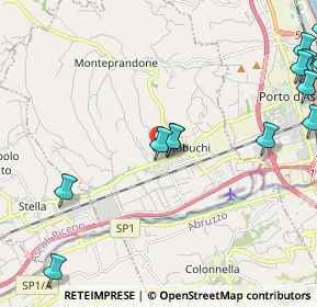 Mappa Via Truento, 63076 Monteprandone AP, Italia (3.06615)