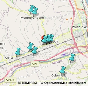 Mappa Via Truento, 63076 Centobuchi AP, Italia (1.62917)