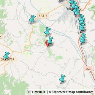 Mappa Via G. Leopardi, 06036 Montefalco PG, Italia (6.84737)