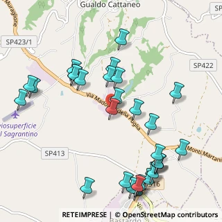Mappa Via Madonna del Puglia, 06035 Gualdo Cattaneo PG, Italia (1.28667)