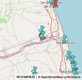 Mappa Sede Operativa:Via dell'Industria, 63076 Monteprandone AP, Italia (6.08)