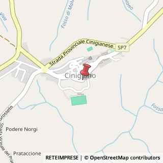 Mappa Via circonvallazione 4, 58044 Cinigiano, Grosseto (Toscana)