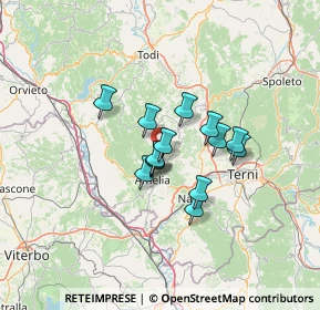 Mappa Via Fiume, 05022 Amelia TR, Italia (9.235)