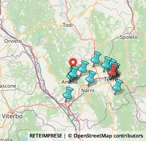 Mappa Via Fiume, 05022 Amelia TR, Italia (12.798)