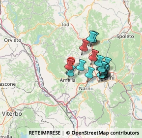 Mappa Via Fiume, 05022 Amelia TR, Italia (11.8055)