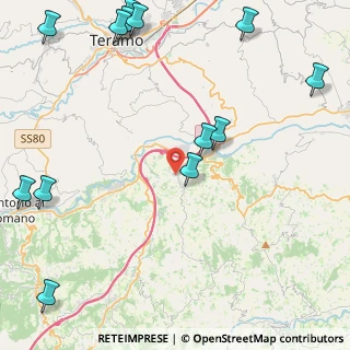 Mappa Contrada S. Agostino, 64030 Basciano TE, Italia (6.56)
