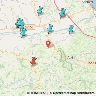 Mappa Via della Chiesa, 64032 Atri TE, Italia (5.62273)