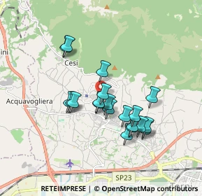 Mappa Via Luigi Luzzatti, 05100 Terni TR, Italia (1.538)