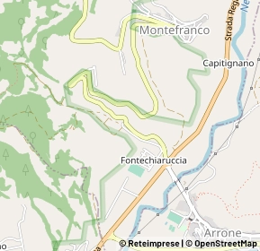 Mappa Via del Convento, 05030 Arrone TR, Italia (0.36538)