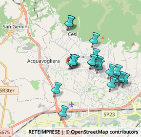 Mappa Strada di Cerreta, 05100 Terni TR, Italia (1.843)