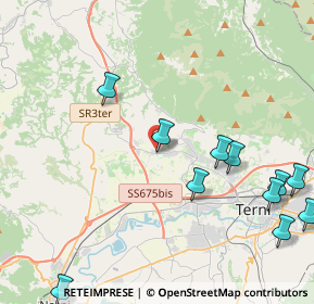 Mappa Via Omega, 05100 Terni TR, Italia (5.52364)