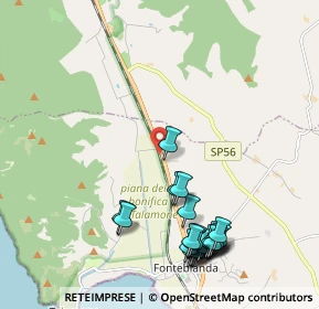 Mappa Bivio Laschi, 58015 Orbetello GR, Italia (2.55652)