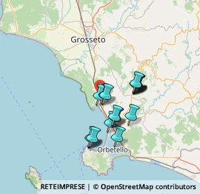 Mappa Bivio Laschi, 58015 Orbetello GR, Italia (11.4745)