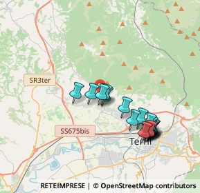 Mappa Via Giuseppe Toniolo, 05100 Terni TR, Italia (3.9215)