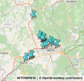 Mappa Via Giuseppe Toniolo, 05100 Terni TR, Italia (5.01929)