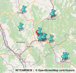 Mappa Via Giuseppe Toniolo, 05100 Terni TR, Italia (15.24818)