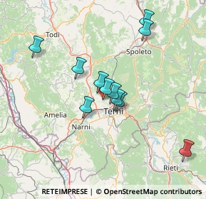 Mappa Via Giuseppe Toniolo, 05100 Terni TR, Italia (12.73545)