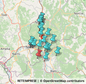 Mappa Montefranco, 05030 Montefranco TR, Italia (9.862)