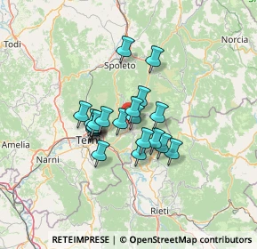 Mappa Montefranco, 05030 Montefranco TR, Italia (9.434)