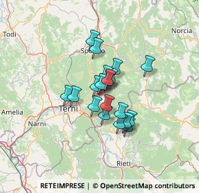 Mappa Montefranco, 05030 Montefranco TR, Italia (8.9295)