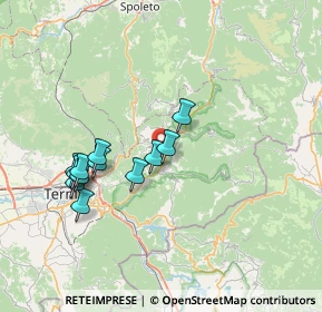 Mappa Montefranco, 05030 Montefranco TR, Italia (7.04)