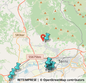 Mappa Strada della Pittura, 05100 Terni TR, Italia (5.88909)