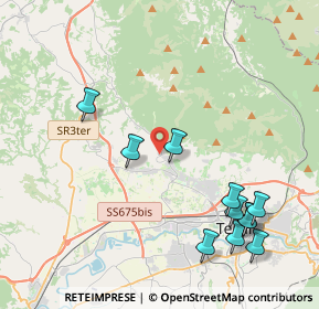 Mappa Strada della Pittura, 05100 Terni TR, Italia (4.94455)