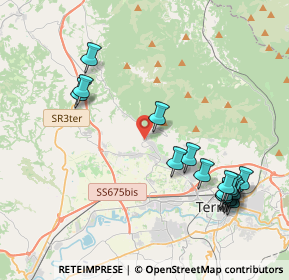 Mappa Strada della Pittura, 05100 Terni TR, Italia (4.90294)