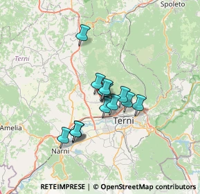 Mappa Strada della Pittura, 05100 Terni TR, Italia (5.07143)