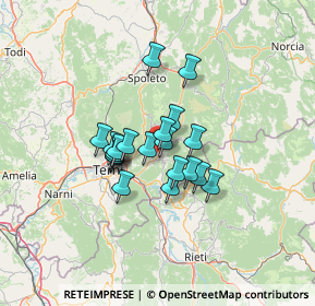 Mappa 05030 Montefranco TR, Italia (9.3315)