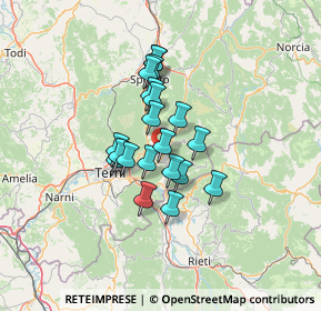 Mappa 05030 Montefranco TR, Italia (9.8505)