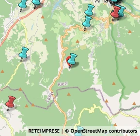 Mappa Frazione Cornelle Di Sopra, 02012 Amatrice RI, Italia (3.884)