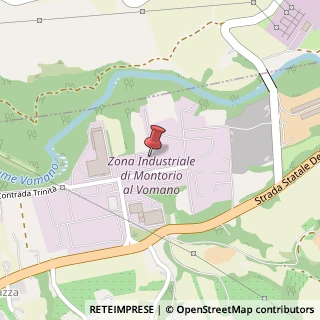 Mappa Zona Ind.le Contrada Trinita', 64046 Montorio al Vomano, Teramo (Abruzzo)
