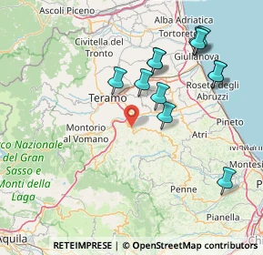 Mappa Piazza Vittorio Veneto, 64039 Penna Sant'Andrea TE, Italia (16.695)