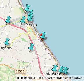 Mappa SS16 km 429.636, 64025 Pineto TE, Italia (2.82846)