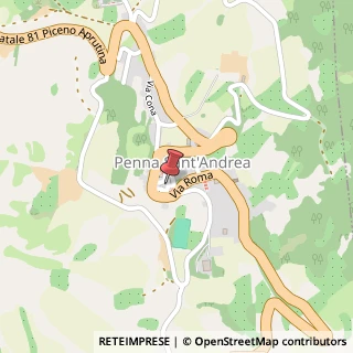 Mappa Via portone, 62020 Penna Sant'Andrea, Teramo (Abruzzo)