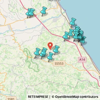 Mappa Zona Ind.le Piane S, 64032 Atri TE, Italia (4.4915)