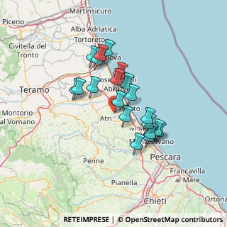 Mappa Zona Ind.le Piane S, 64032 Atri TE, Italia (11.555)