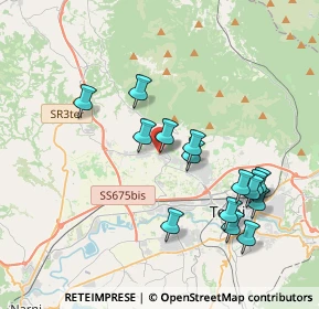 Mappa Via Sirio, 05100 Terni TR, Italia (3.99067)