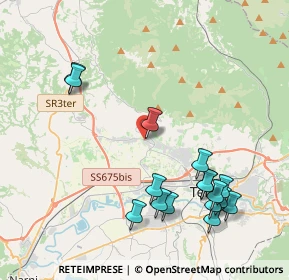 Mappa Via Sirio, 05100 Terni TR, Italia (4.79625)