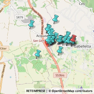 Mappa Via Galileo Galilei, 05029 Acqua Vogliera TR, Italia (0.66207)