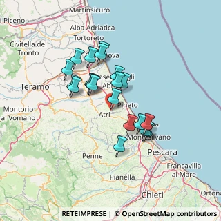 Mappa Contrada Piane Sant'Andrea, 64032 Atri TE, Italia (11.7955)